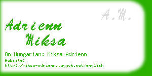 adrienn miksa business card